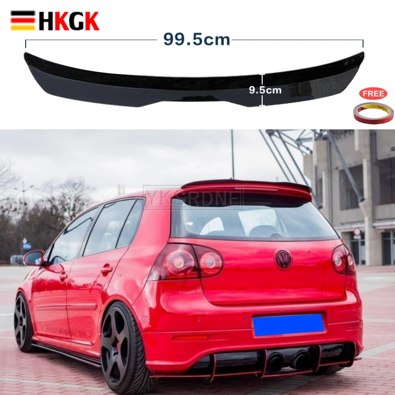 

Car Rear Roof Lip Spoiler for Volkswagen VW Golf 5 V MK5 R32 GTI 2006 2007 2008 2009 Rear Window Spoiler ABS/Fake carbon fiber