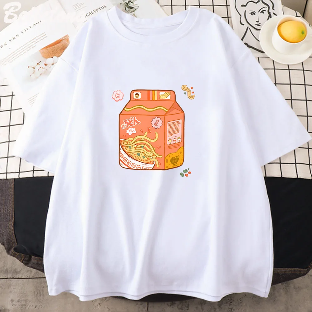 

Rare Korean-Japanese Ramen Classic T-Shirt Vintage T-shirt Unisex Pure Cotton New Tee Tshirt Womens Tops T Shirts Streetwear