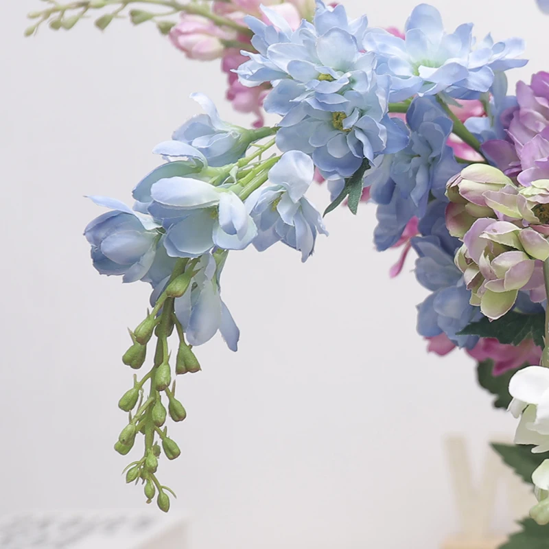 Искусственный шелк Delphinium Tenlavence 75 см Цветочная ветка для DIY Домашний декор