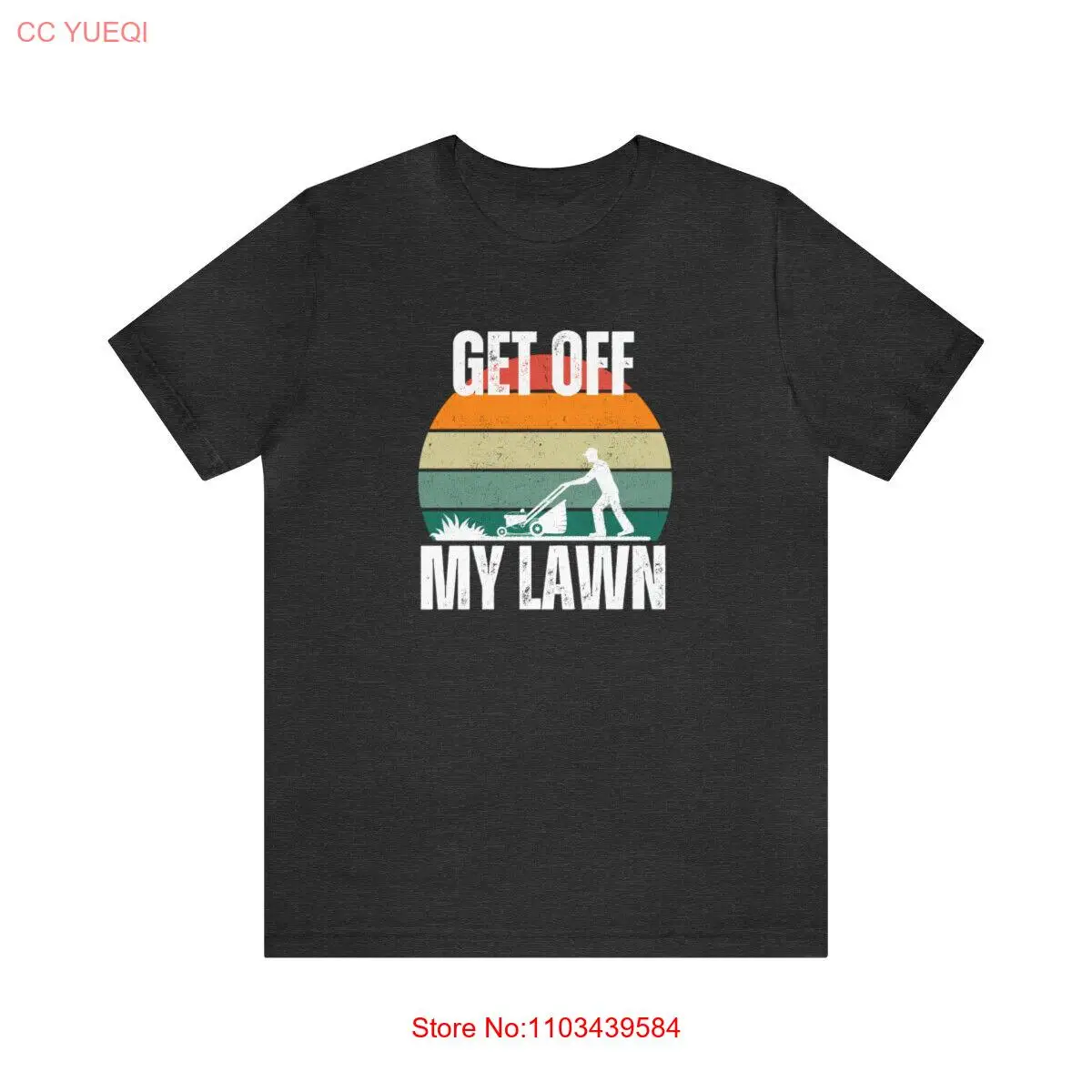 Получите моего газона забавная футболка с шуткой для папы рубашка в стиле ретро