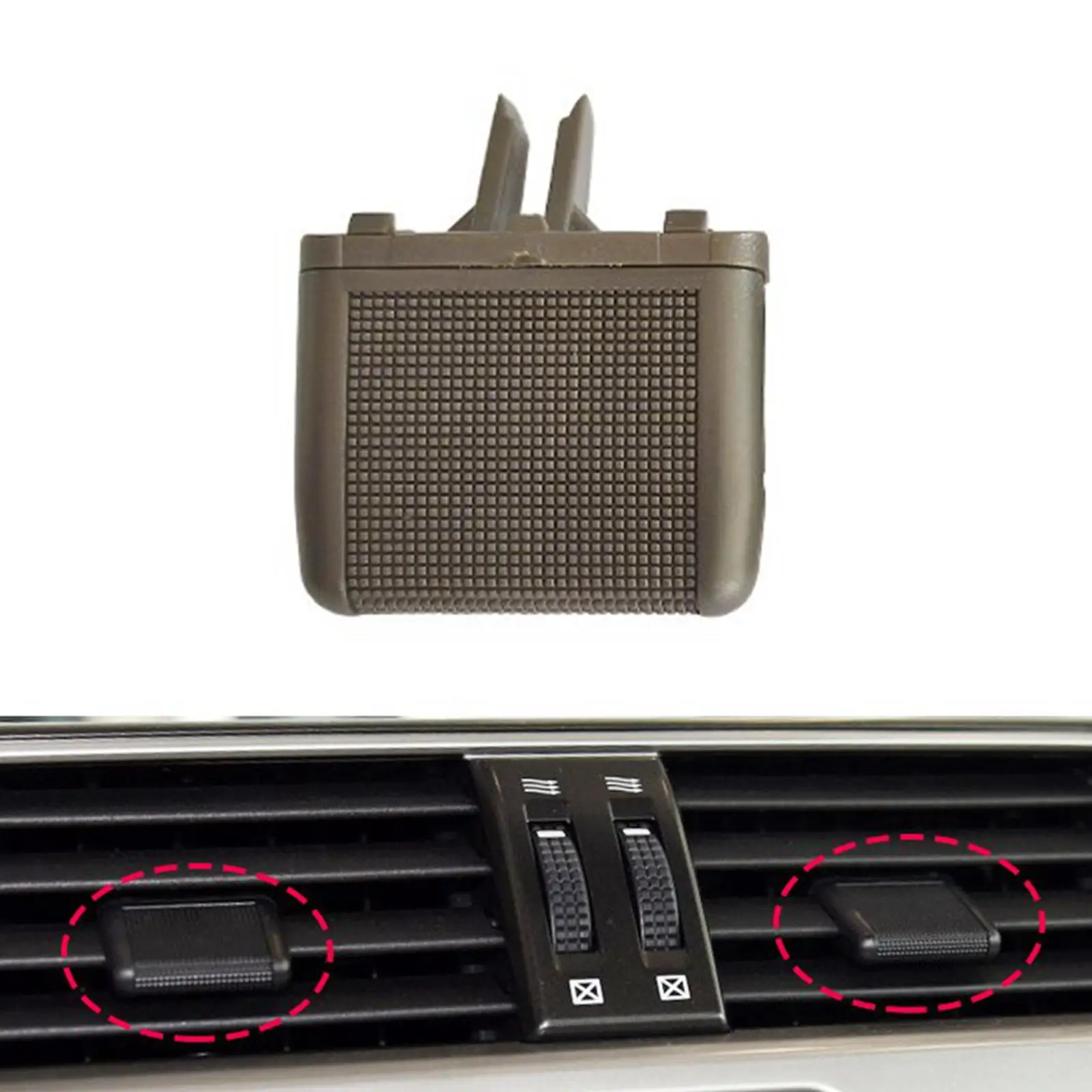 

Front Air Conditioner Vent Clip Tab for Toyota Prado 10-17 Accessory