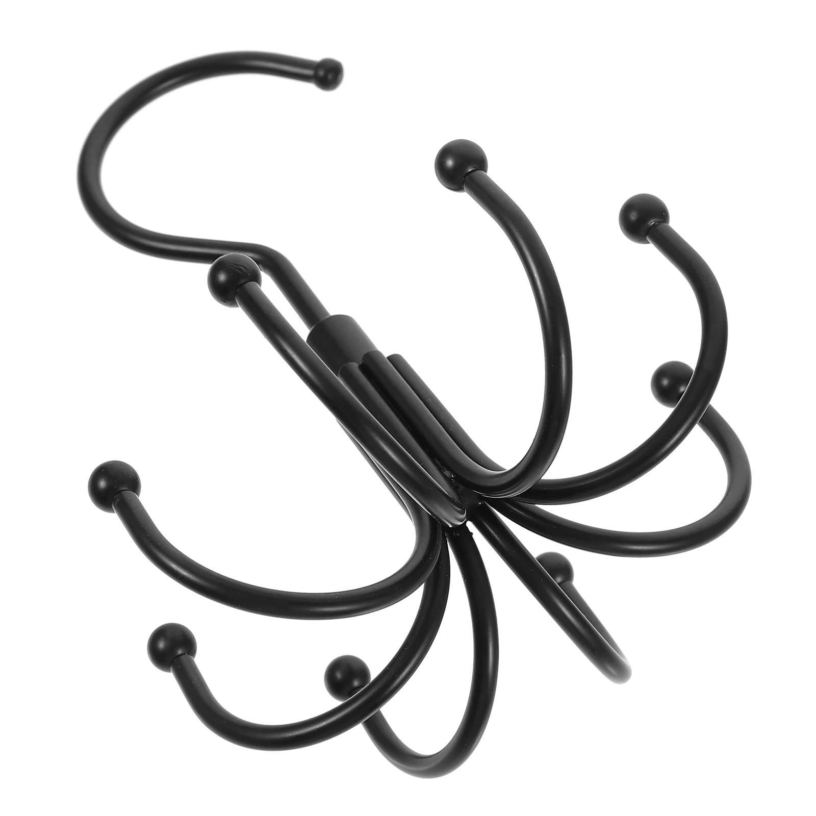 

Black Vest Laundry Drying Rack Shoes Hooks Household Hanger Hanging Shelf Socks