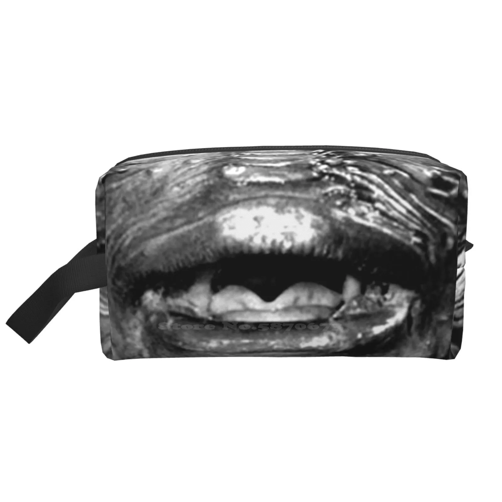 

Creature From The Black Lagoon Travel Storge Bag Digital Portable Zipper Pen Bags Universal Monsters Pop Art Frankenstein