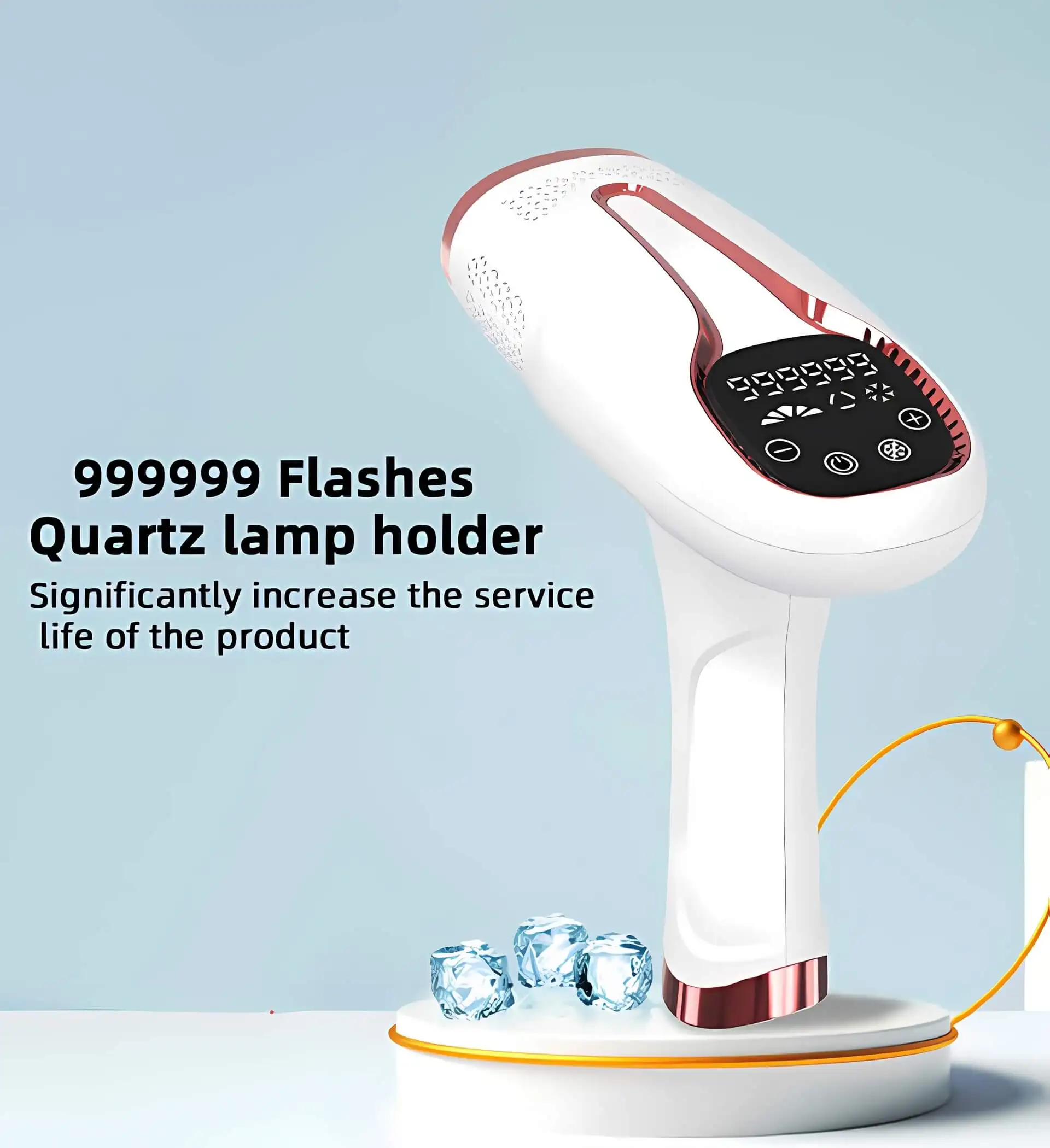 Лазерный Эпилятор Ipl 990000 Вспывает Безболезненное Удаление Волос На Теле Для