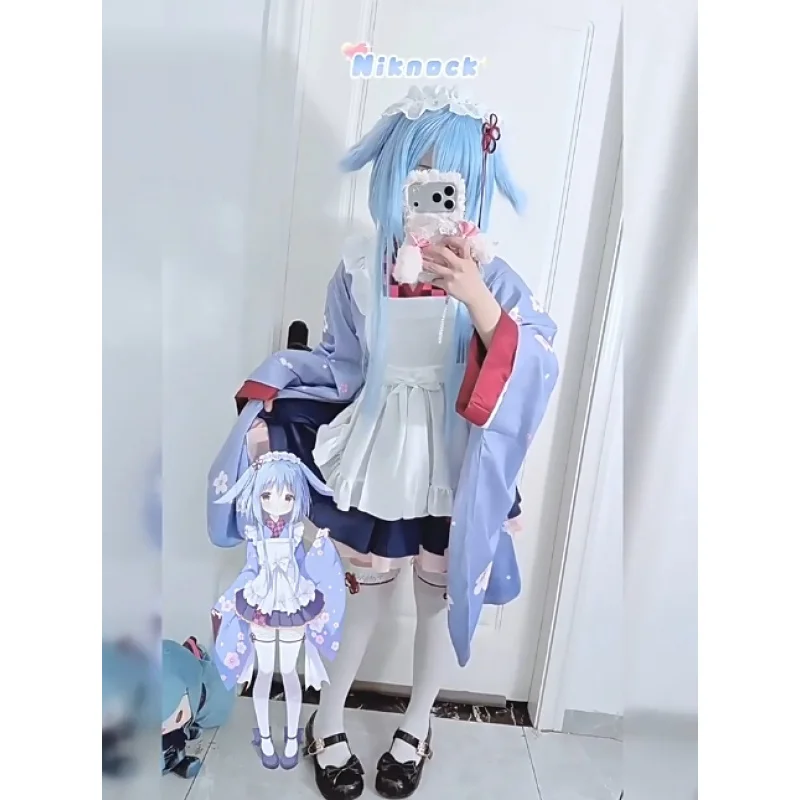 Фото Momose Mitsuki Momose Kaguya Косплей Костюм Аниме Amairo Шоколад Хэллоуин Рождественская девушка Милое платье Лолиты Новая униформа №3