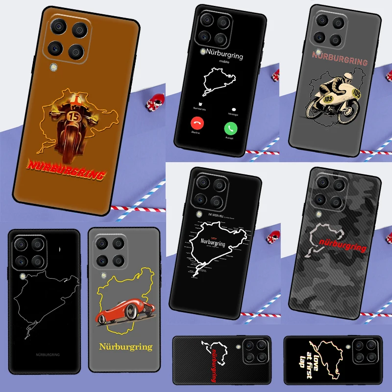 Чехол Racing Motor Sport Nurburgring для Samsung Galaxy M16 M06 M12 M13 M14 M15 M35 M55 M34 M54 M33 M53 M21 M31 M11 M32 M52
