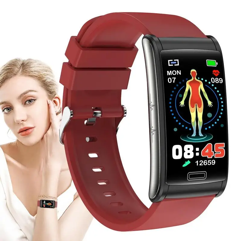 

Новинка 2023, неинвазивные умные часы для измерения уровня глюкозы в крови, мужские водонепроницаемые Смарт-часы с измерением ЭКГ, давления и термометром