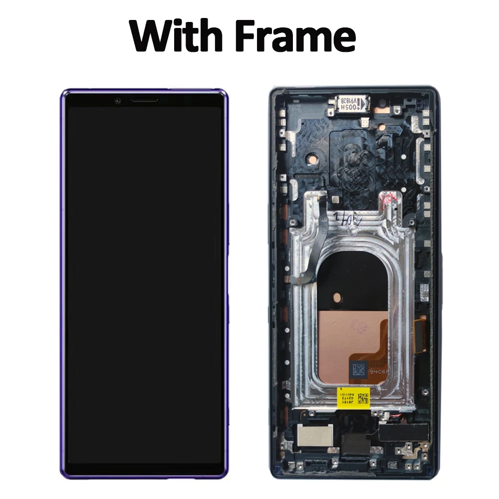 Kup 6.5 ''oryginalny Wyświetlacz LCD Do Sony Xperia 1 X1 XZ4 J8110 J8170 J9110 J9150 Ekran Dotykowy + Rama Wymiana Zespołu Digitizer