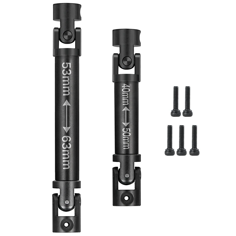 

Metal Hard Steel Center Drive Shaft Driveshafts For Axial SCX24 AXI00001 AXI00002 1/24 RC Crawler Car Upgrade Parts