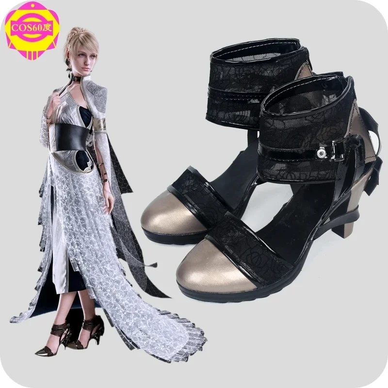 

Custom Made Final Fantasy XV FF 15 Lunafreya Nox Fleuret Women Cosplay Boots Shoes Game Party Cosplay Boots