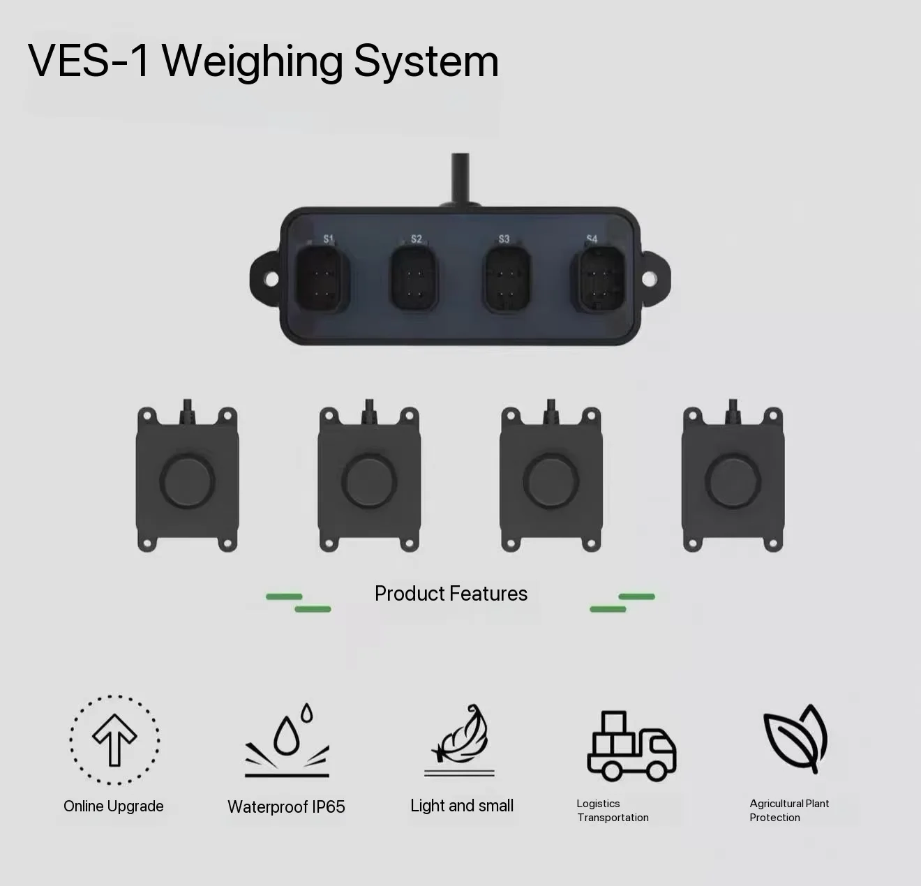 Водонепроницаемая весовая система DPVK WG-3WG-4 VES-1 (IP65) для сельскохозяйственной защиты растений, логистики и транспортировки, для FPV RC дронов (art.: 3920d4d859635) - 3920d4d859635