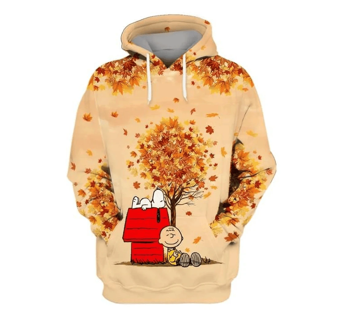 Новинка 2024 весна и осень 3D печать арахис Снупи толстовка для пар детский улицы