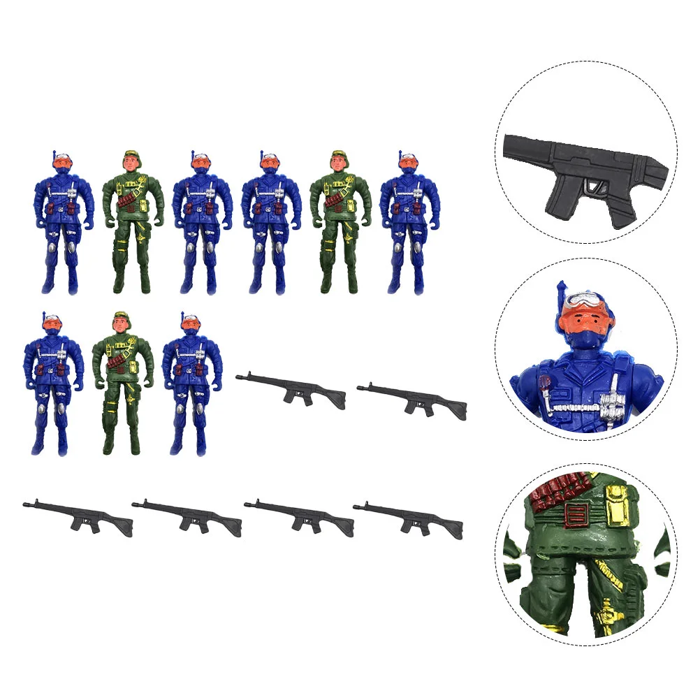 S Soldiers Swat Team Figure Playset Playset For Kids Educational Toys
