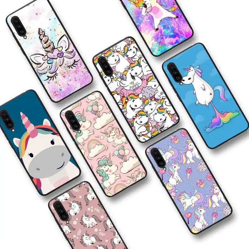 

Unicorn cartoon Phone Case For Xiaomi Mi 5X 8 9 10 11 12 lite pro 10T PocoX3pro PocoM3 Note 10 pro lite