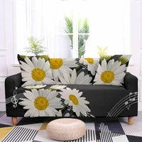 colorful musical note pattern fashion print stretch spandex sofa cover all inclusive sofa cover for living room l shape cover