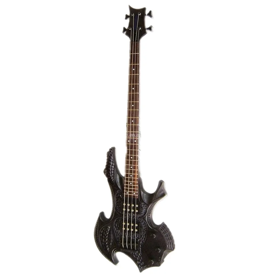 

Weifang Rebon 4 string hand carved electric bass guitar