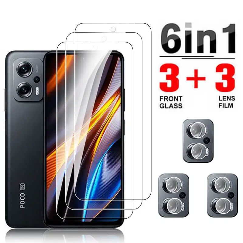 

Защитное стекло для Xiaomi Mi Poco X4 GT, защита для экрана, объектив камеры на Xaomi Xiomi Poco X3 NFC M3 M4 Pro F4 GT, закаленное стекло