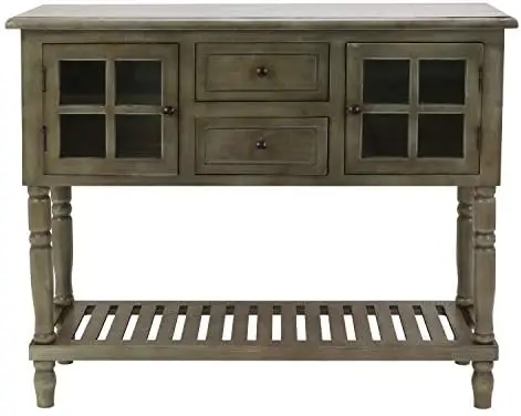 

2-Door Console Table, Eased Edge Black
