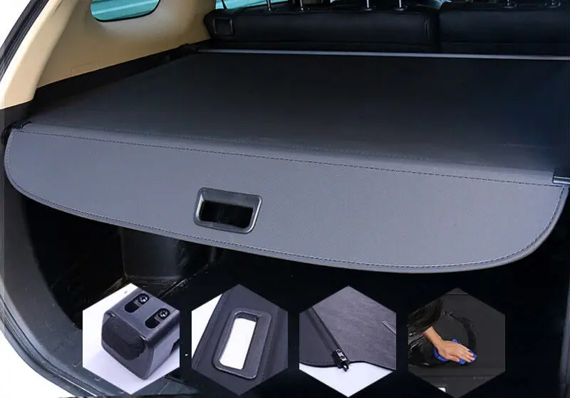 Для Mitsubishi Outlander 2007-2011 экран конфиденциальности выдвижной багажник защитный чехол