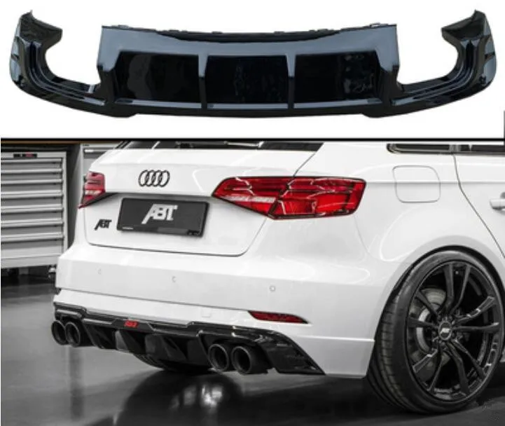 

Чехол для заднего бампера Audi A3 S3 RS3 Sline Hatchback 2017 2018 2019 2020