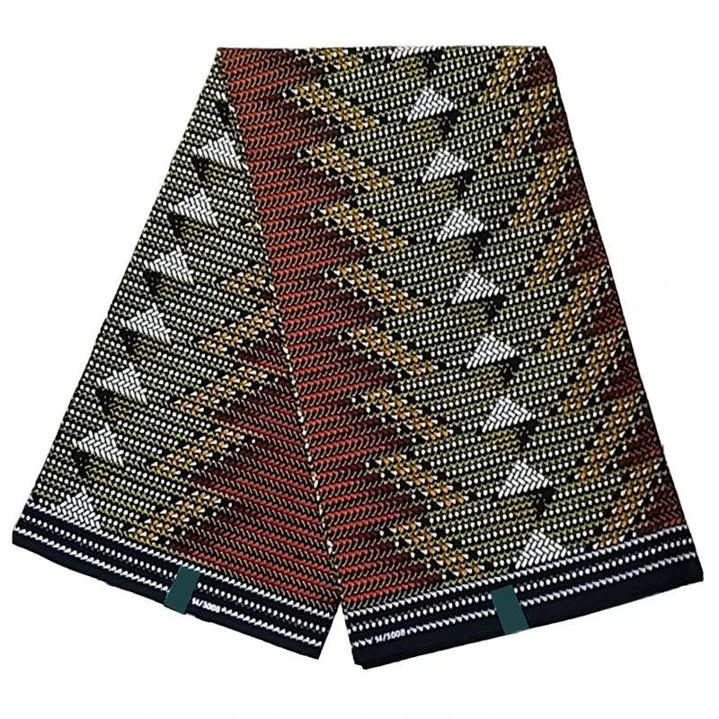 

Воск Анкара 100% хлопок классический стиль Гана Гарантированная настоящий Африканский настоящий воск фототкань 6 ярдов для шитья TN0925