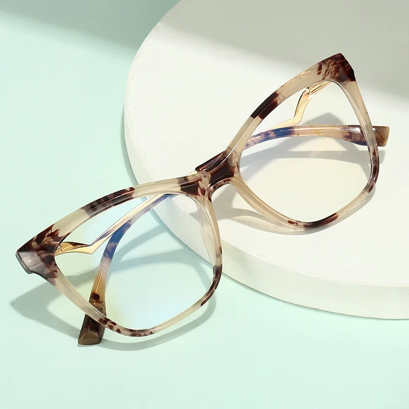 

Blue Light Glasses Retro Cat Eye Optical Acetate Glasses Frames Men Women Fashion Computer Eyeglasses
