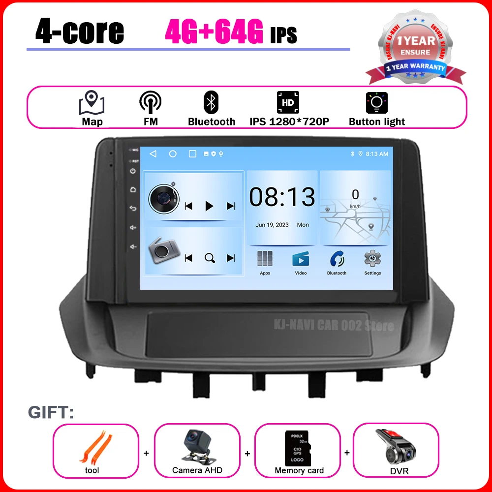 

Для Renault Fluence 1 2008-2017 Автомобильный радиоприемник Carplay Player Android OS Автоматическая навигация Стерео Беспроводной GPS BT WIFI 4G Мультимедиа