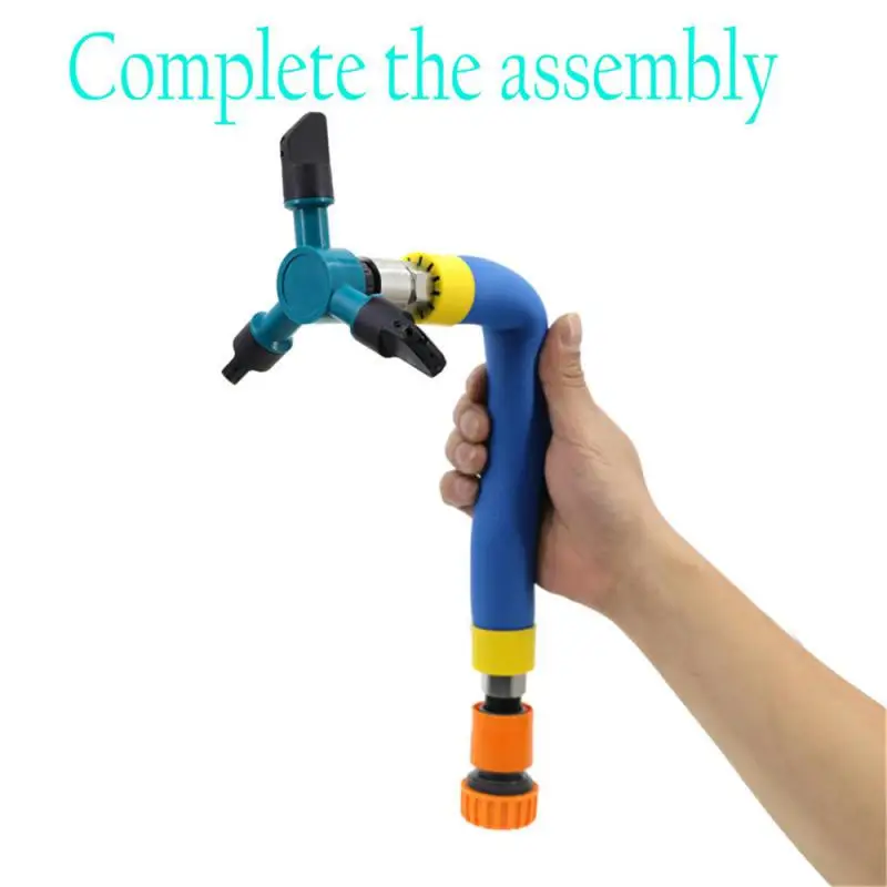 

Автоматический распылитель из нержавеющей стали для детей, быстрое подключение, стандартный синий, прочный, 360 градусов, для водных парковочных разбрызгивателей