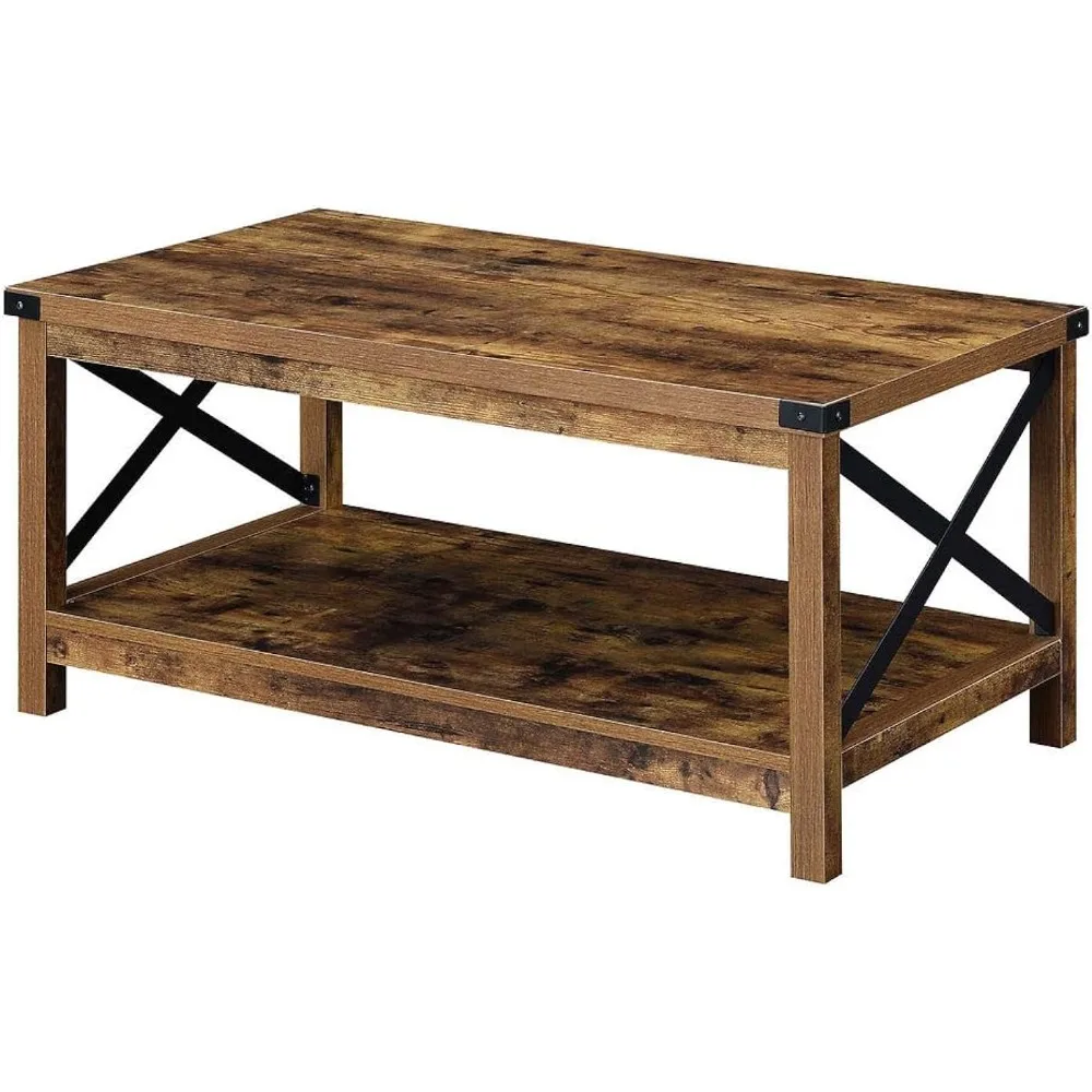 

Coffee Table, Barnwood/Black