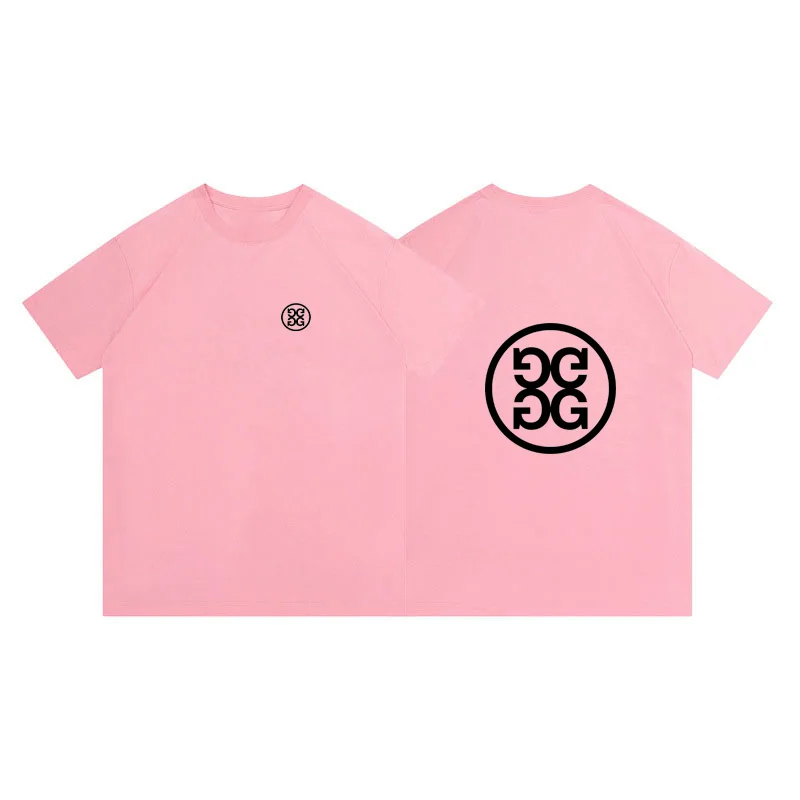 G4 Golf T-Shirt for Men and Women Summer Cotton Golf Tops Malbon Golf Bucket Hat Short Sleeve Fashion Couple Loose Golf Clothing