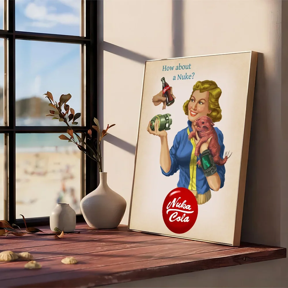 

Печать на холсте Fallout 3 и 4, современный стиль