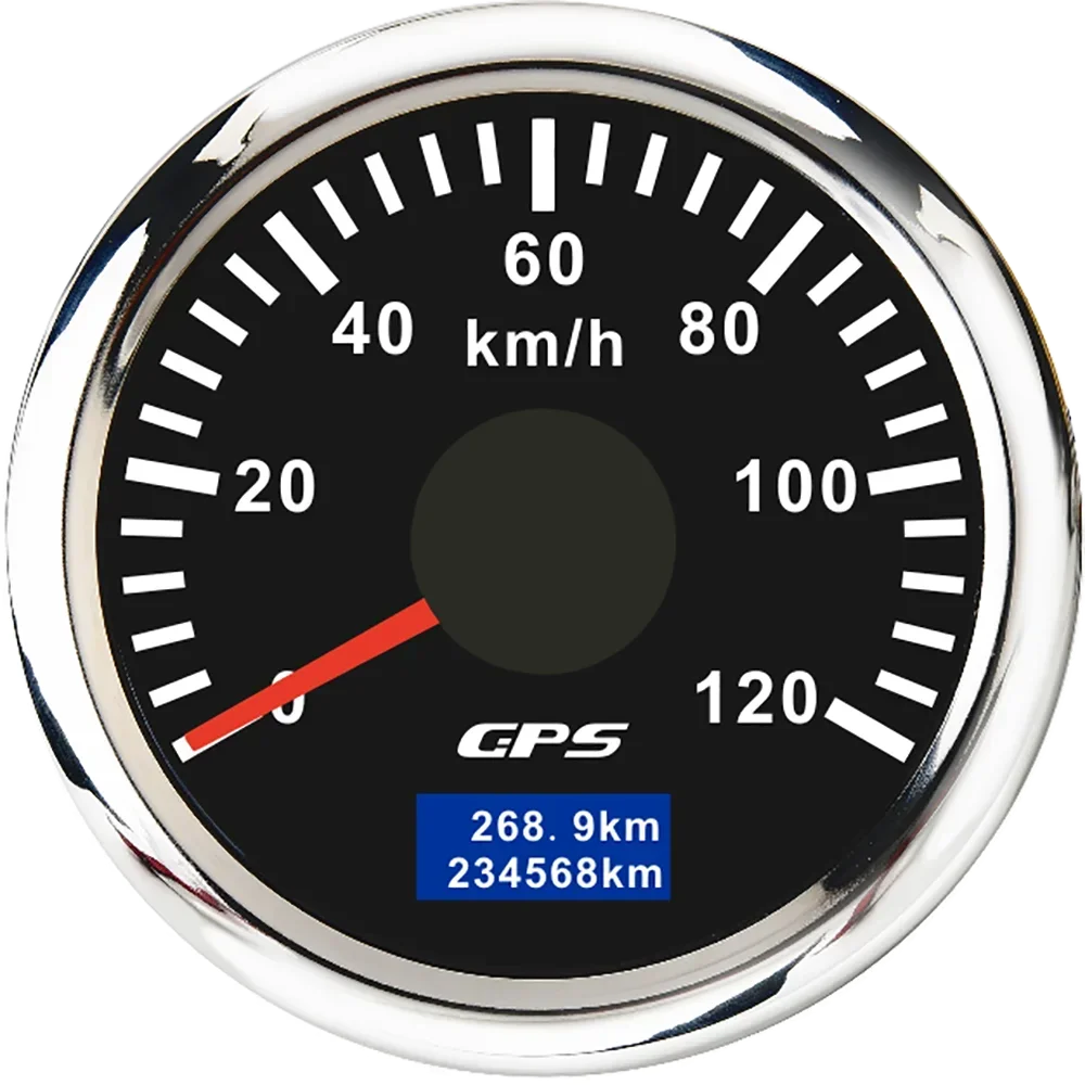 

52 мм Цифровой GPS Спидометр + антенна одометр 7 цветов подсветка универсальный для 12 В 24 в автомобиль лодка морской мотоцикл яхта