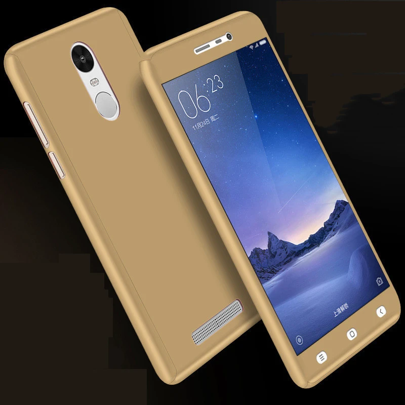 Magtim Full Cover Hard Case For Xiaomi Redmi Note 5 4 3 2 PC Remi 4X 6 PLUS Luxury with Glass |