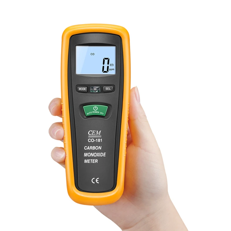 CEM CO-180 High Accuracy Quick Response A-l-a-r-m 1000PPM Carbon Monoxide Detector CO Detector Meter enlarge