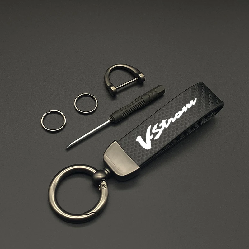

Брелок для ключей из углеродной кожи для мотоциклов SUZUKI vдополнительный DL250 DL650 vдополнительный DL1000 DL650 1000/XT