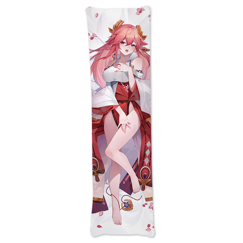 Аниме Yaemiko Genshin сексуальный косплей дакимакура 2 способа высота тела