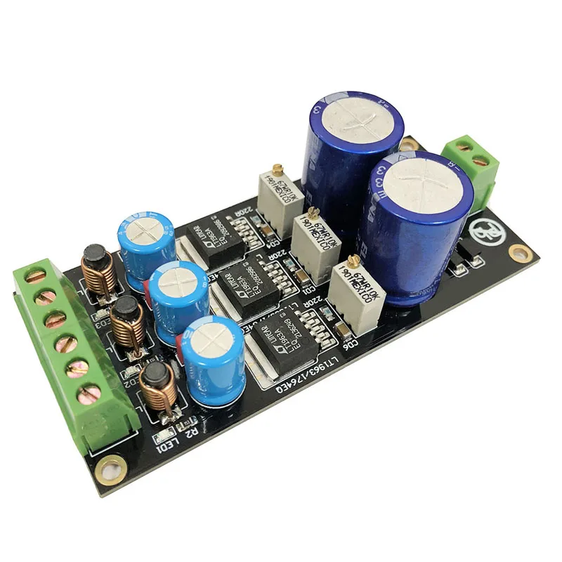 

Kaisaya LT1963A 5V 12V 3 ways independent linear regulated power supply with high speed and low noise for Amanero XMOS DAC