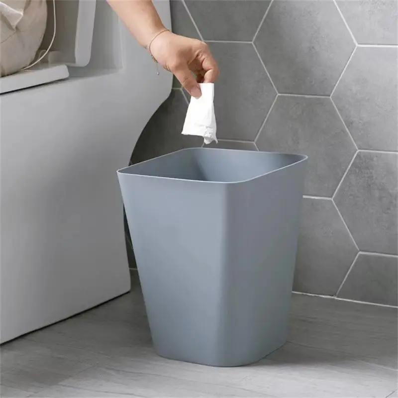 

Корзина для мусора, модная квадратная открытая корзина для мусора в ванную комнату, для офиса, гостиной, ресторана