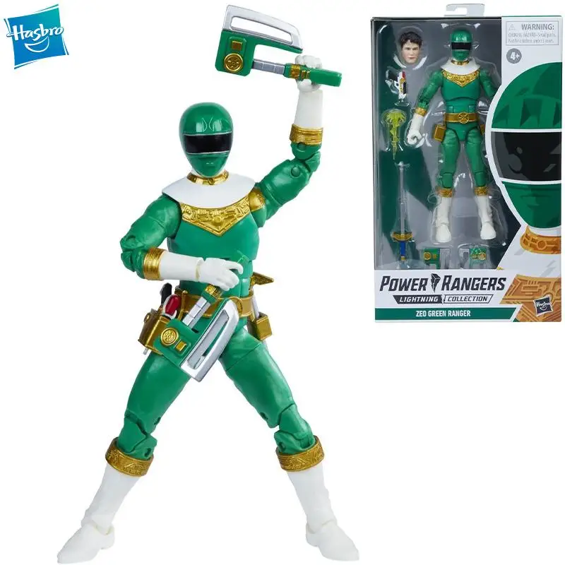 

Original Power Rangers Hasbro Lightning Collection Zeo Iv Green 6 Inch Premium Collectible Action Figure Toy with Accessories