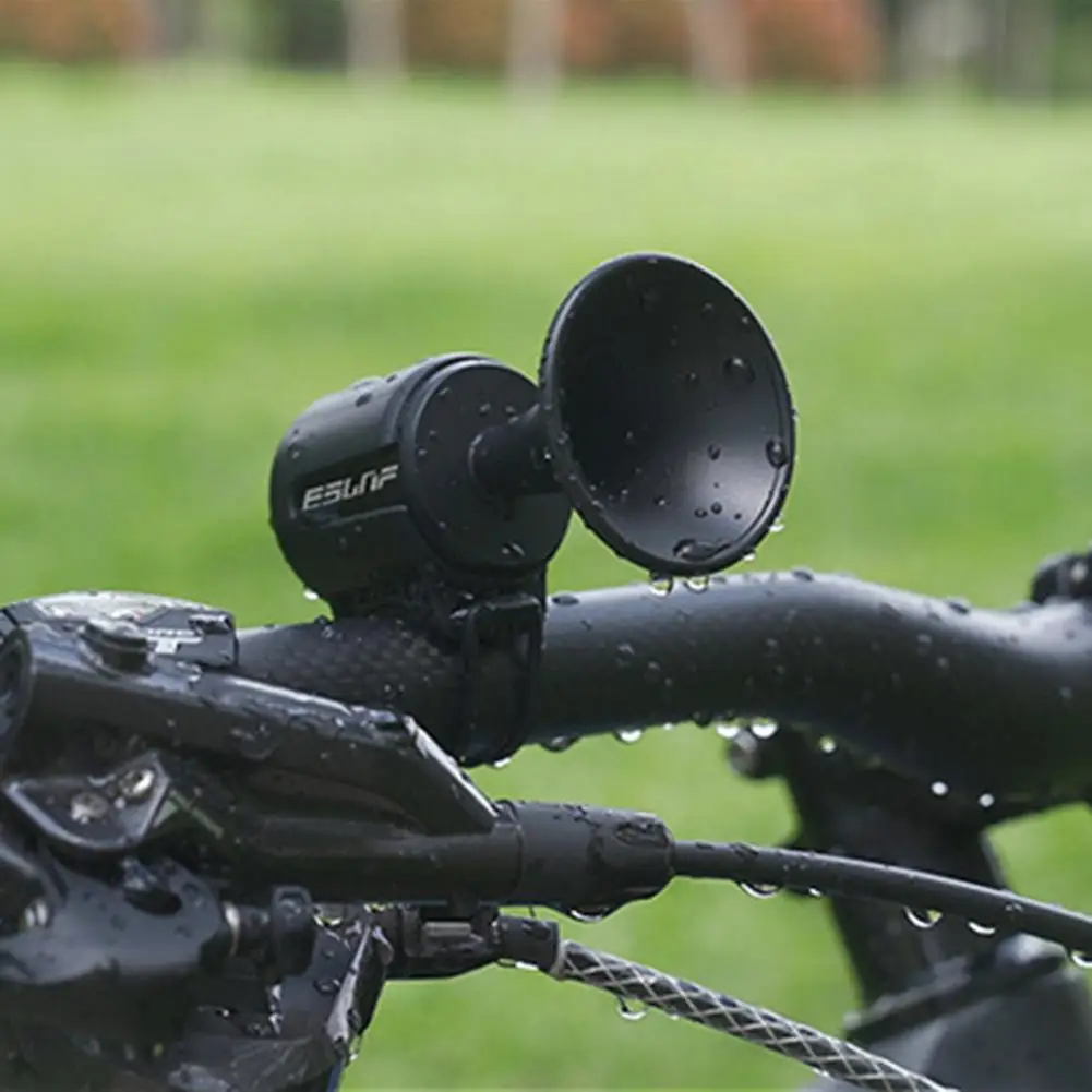 Bike Alarm Horn Simple Good Toughness Bike Horn 120dB Volume Portable Electric Bike Horn