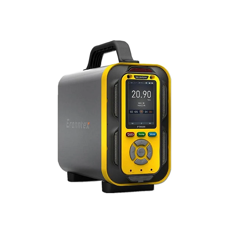 

Portable 6 in 1 multi gas detector for CO H2S O2 CO2 Ex NOX