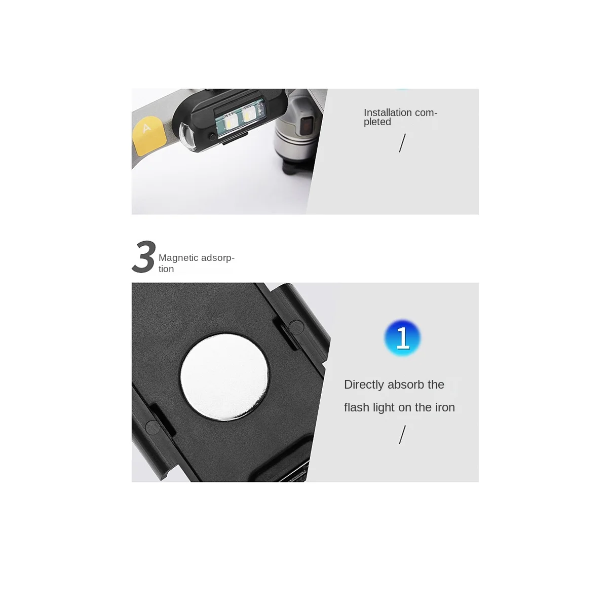 

4 шт. Универсальный светодиодный мини-предупреждающий сигнал столкновения светильник Drone со стробоскопом, 7 цветов, индикатор поворота для м...