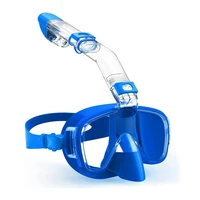 half face snorkel mask anti fog 180%c2%b0 panoramic view diving mask dry top with camera mount anti leak goggles for adult men women