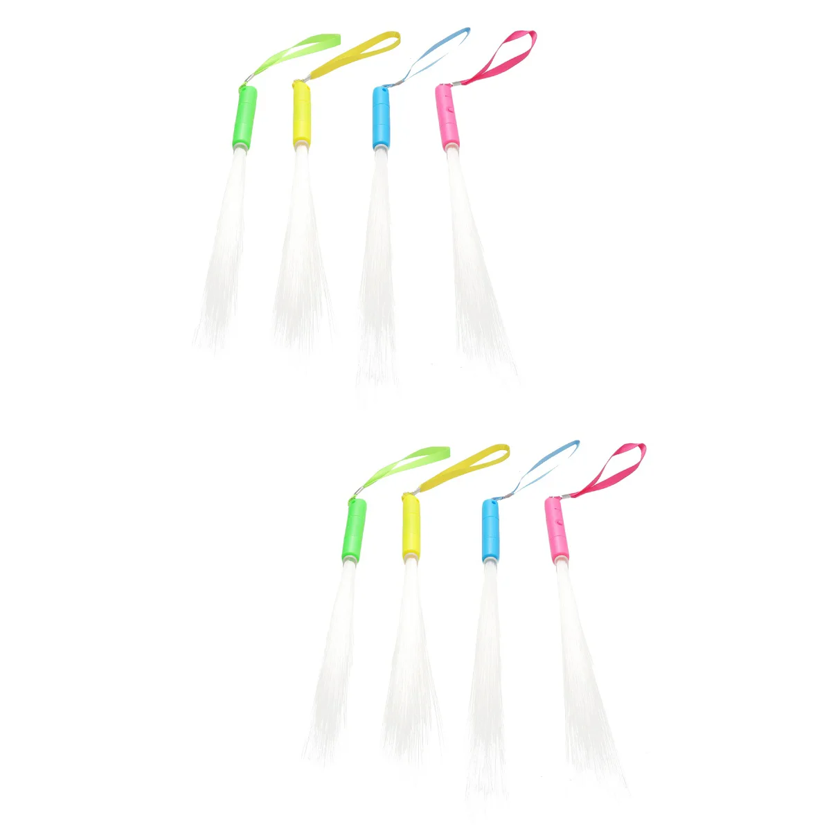 

8 Pcs Luminous Fiber Optic Rod Colorful Glow Bars LED Sticks Children Flash Toy Acrylic Toys Concert Pvc Cheering Flash