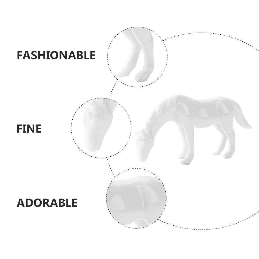 Мини-фигурка керамическая белая отделка орнамент миниатюрная игрушка с микро