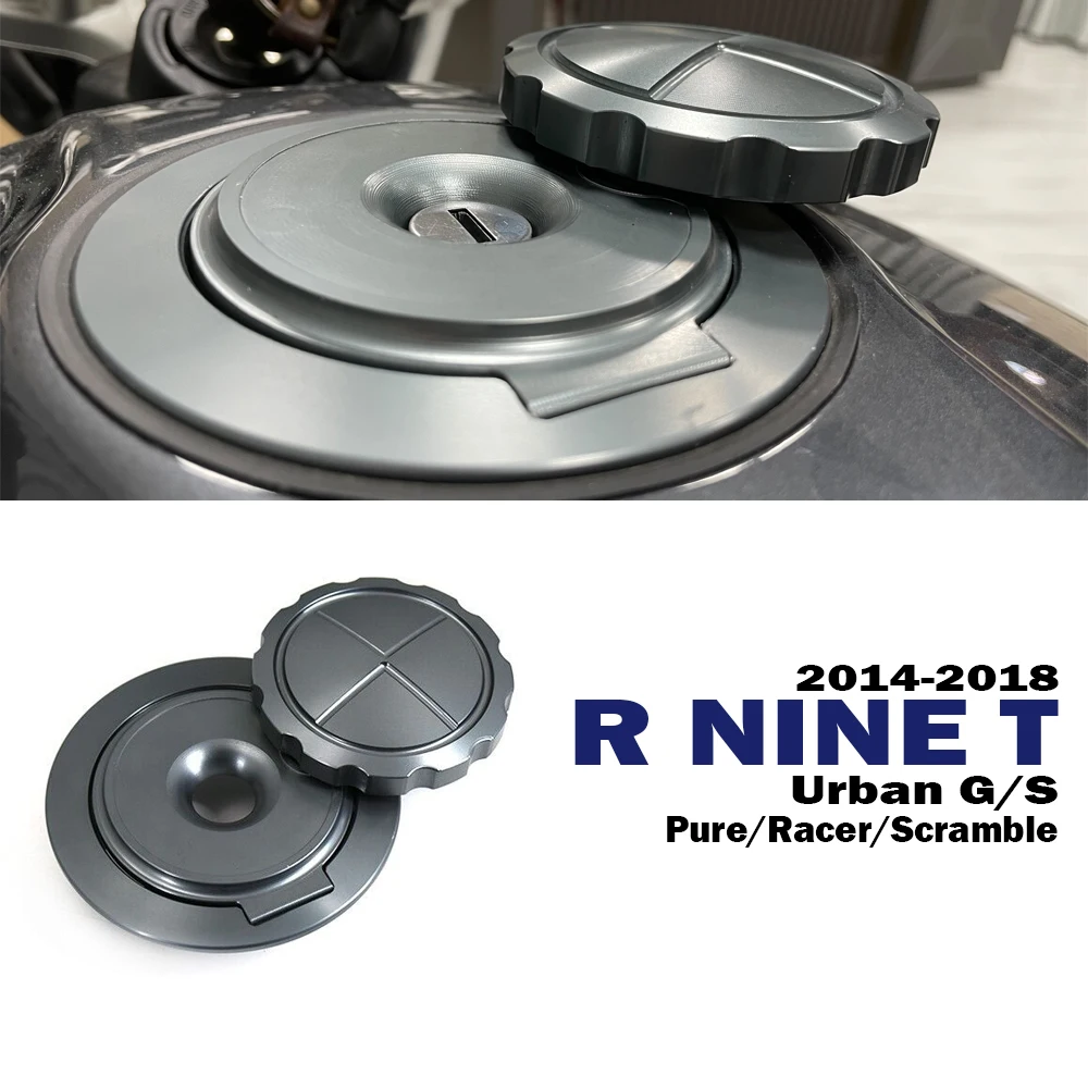 

R NINE T Accessories Motorcycle Oil Box Cap for BMW NINET RNINET RNINE Racer Scramble Urban G/S Fuel Tank Cover CNC Aluminum