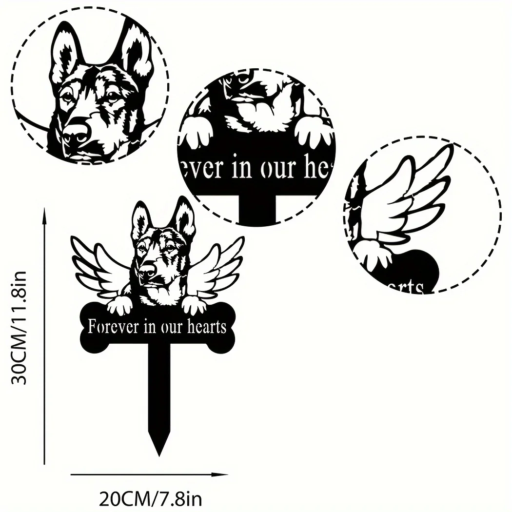 Железный маркер для гравировки собак рождественский мемориал мемориальные