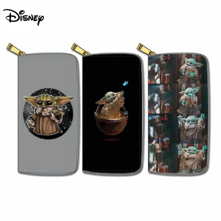 

2022 Disney Women's Long Wallet Cartoon Card Holder Kawaii Coin Purses Pocket Female High Quality Wallets Casual Clutch Bag