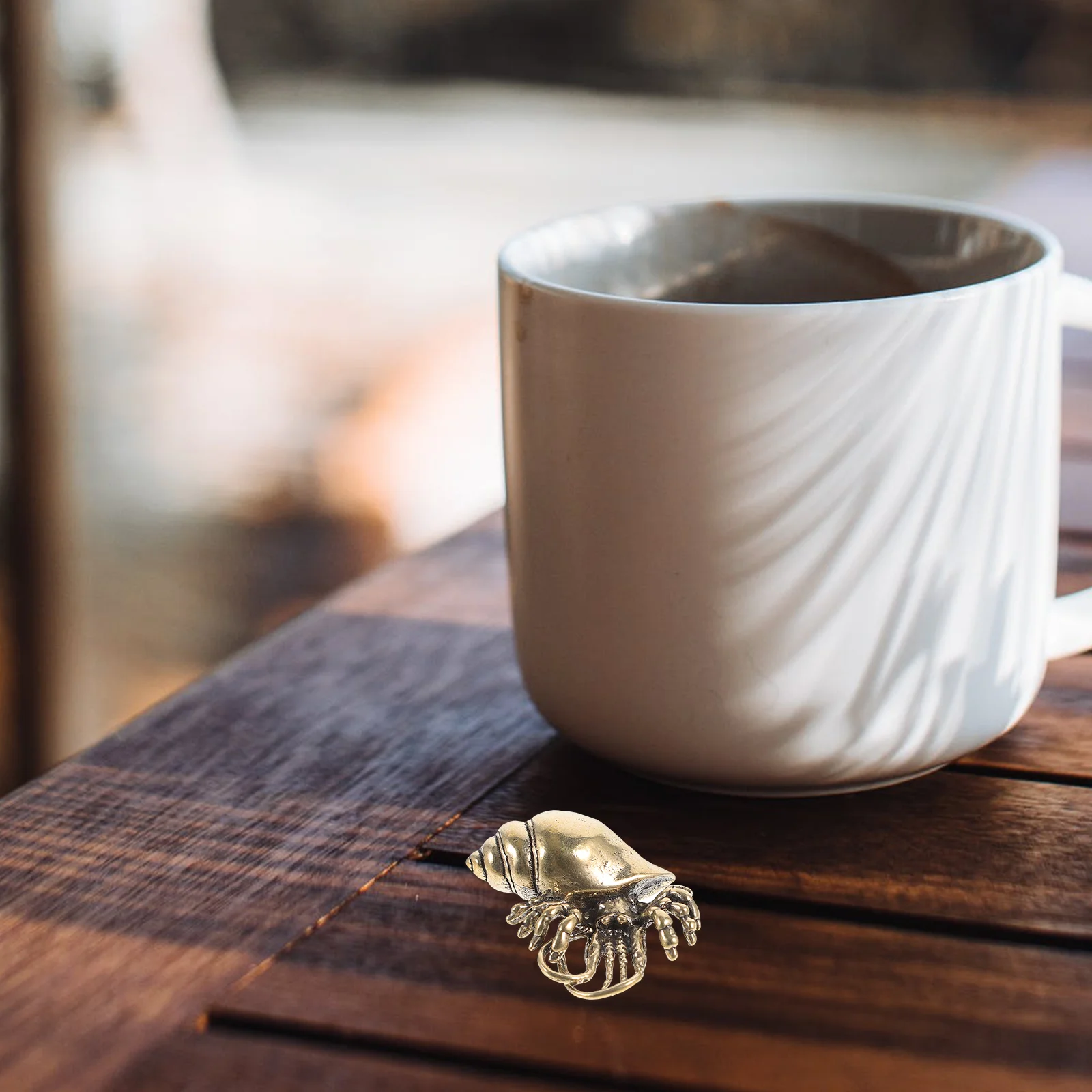 Латунные украшения в виде рака-отшельника миниатюрные статуи маленький