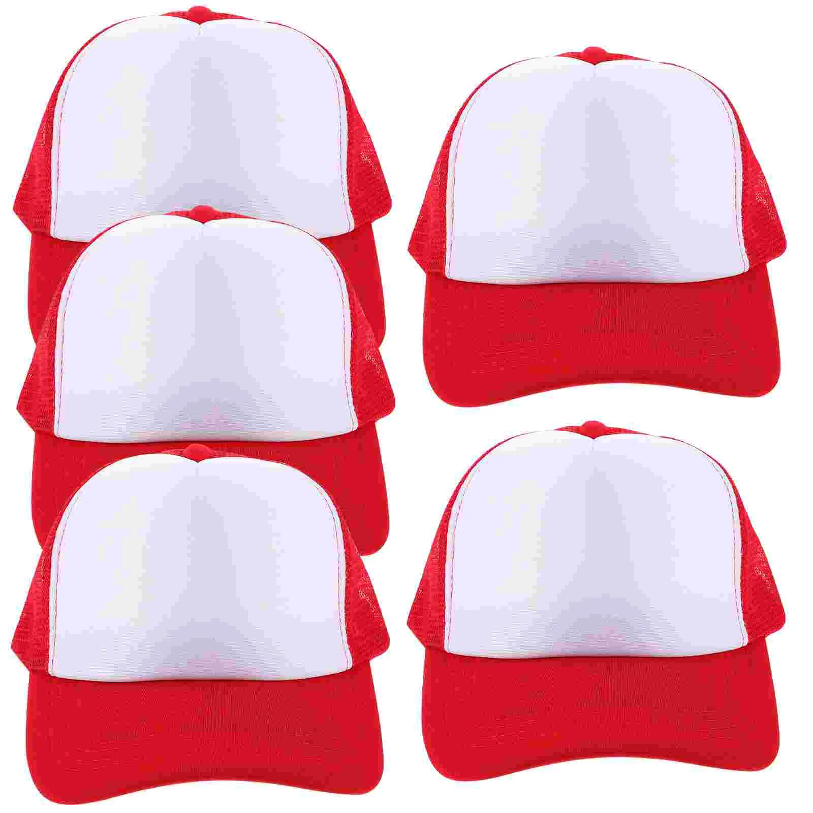 

Sublimated Baseball Cap Mesh Hat Blank Caps DIY Outdoor Heat Transfer Hats Sublimation Men Trucker